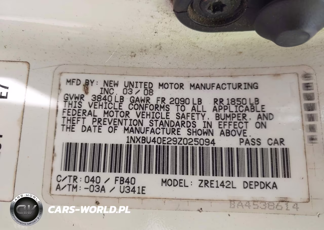 2009 Toyota Corolla Le VIN:1NXBU40E29Z025094 - 9