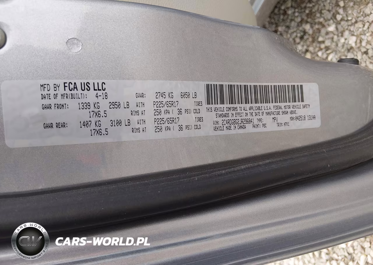 2018 Dodge Grand Caravan Se VIN:2C4RDGBG2JR296841 - 9