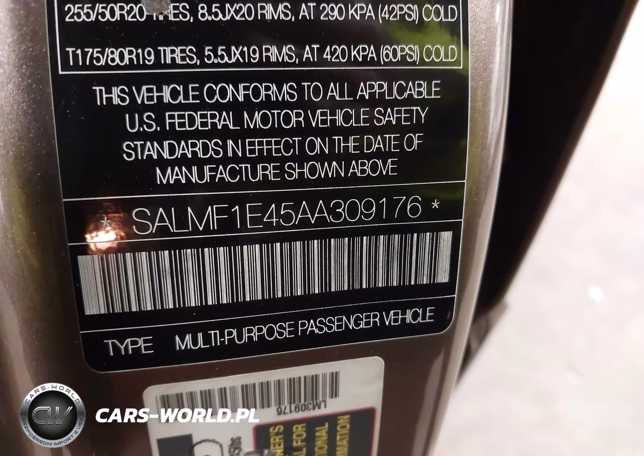 2010 Land Rover Range Rover Supercharged VIN:SALMF1E45AA309176 - 9