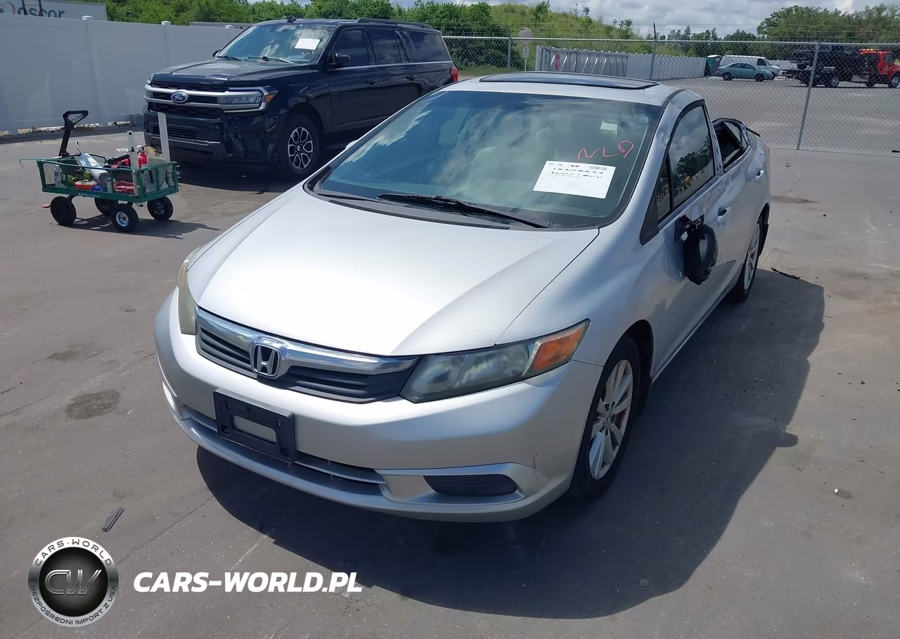 2012 Honda Civic Ex VIN:19XFB2F88CE046524 - 2