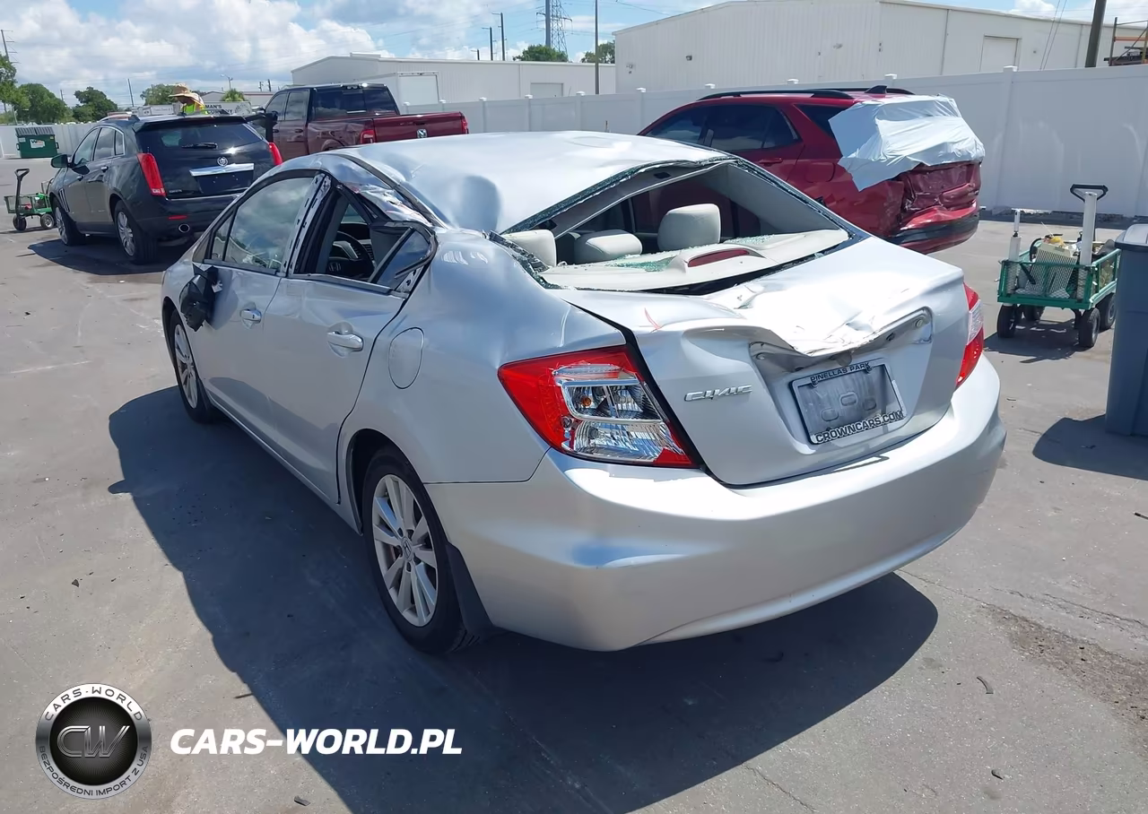 2012 Honda Civic Ex VIN:19XFB2F88CE046524 - 3