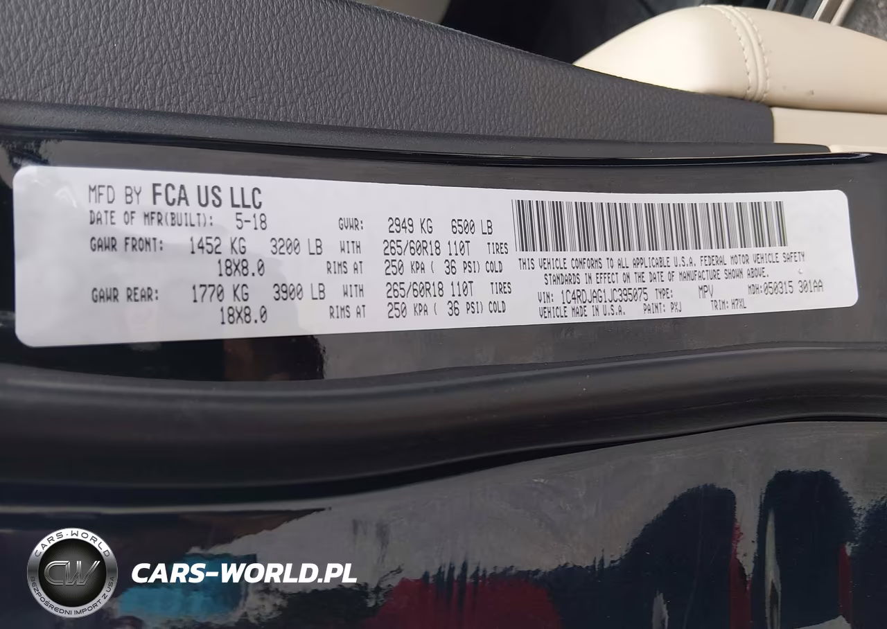 2018 Dodge Durango Sxt Awd VIN:1C4RDJAG1JC395075 - 9