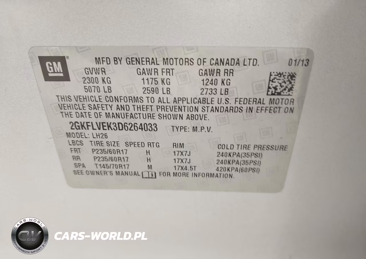 2013 GMC Terrain Slt-1 VIN:2GKFLVEK3D6264033 - 9