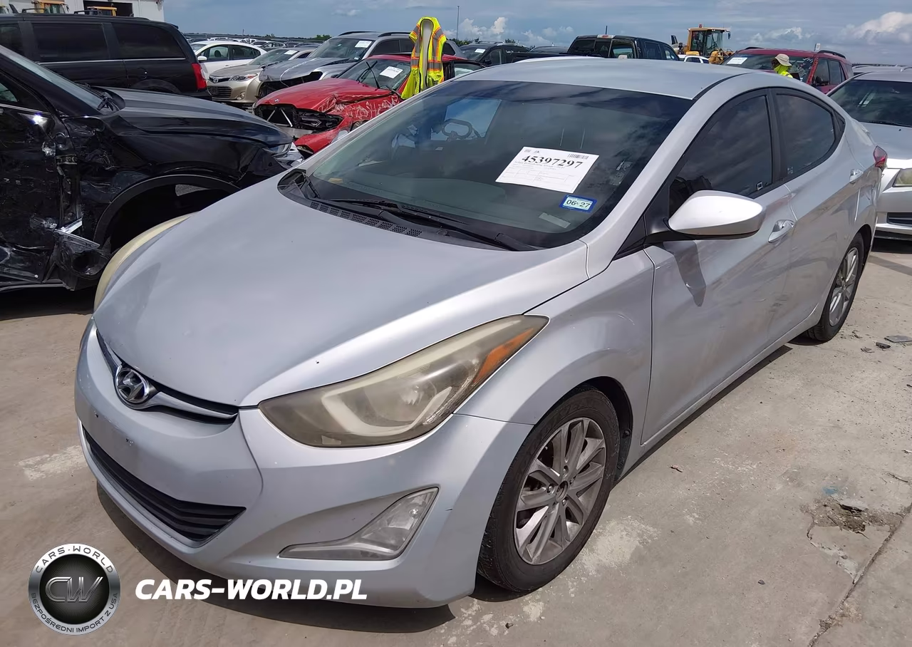 2015 Hyundai Elantra Se VIN:KMHDH4AE4FU355570 - 2