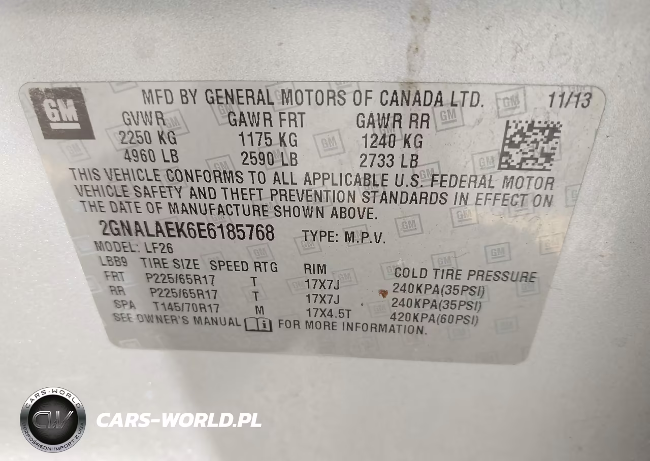2014 Chevrolet Equinox Ls VIN:2GNALAEK6E6185768 - 9