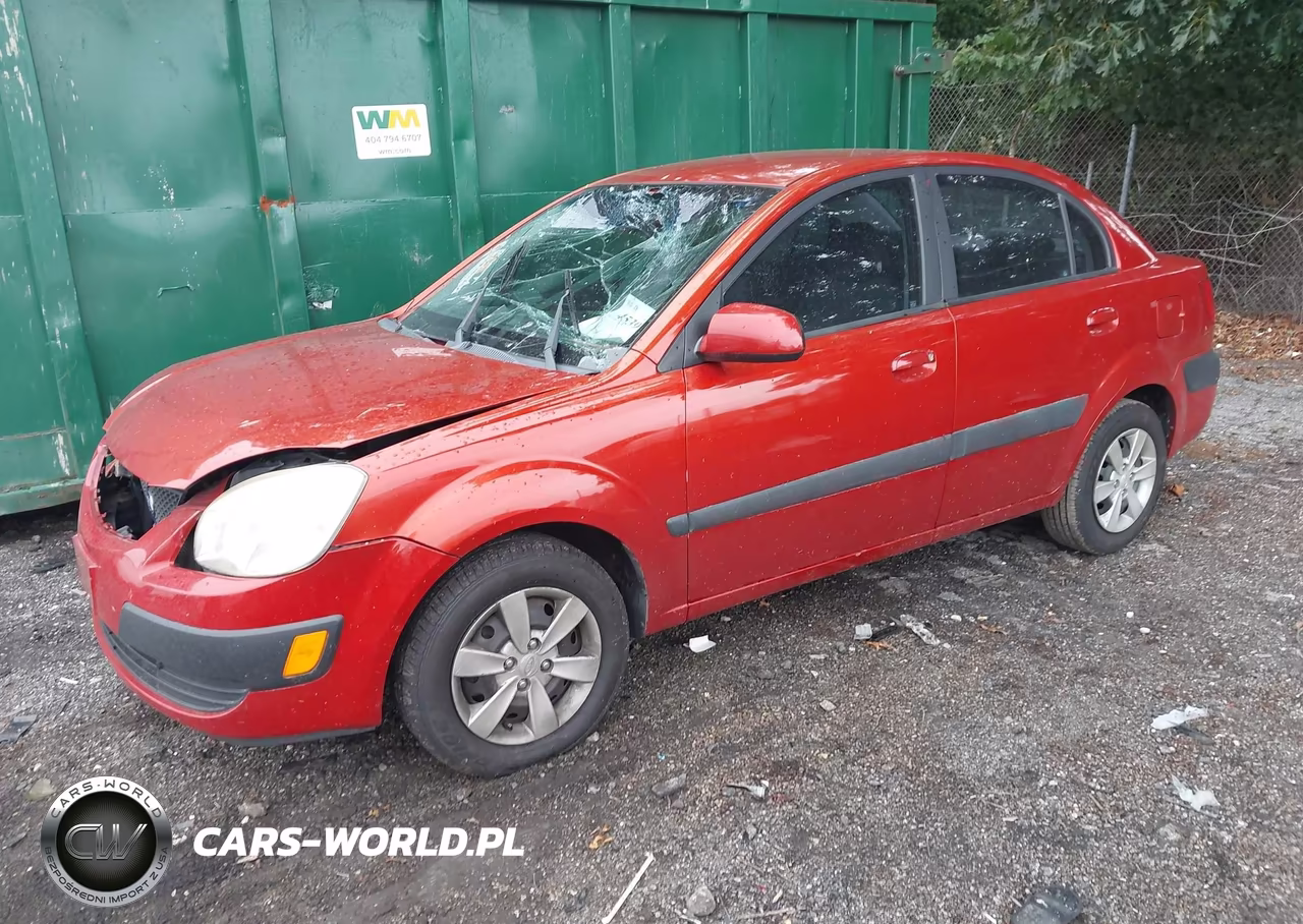 2009 Kia Rio Lx VIN:KNADE223396519282 - 2