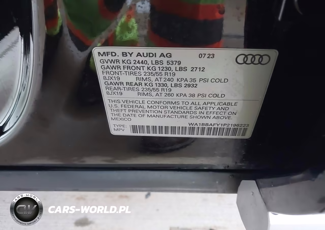 2023 Audi Q5 Premium Plus 40 Tfsi Quattro S Tronic VIN:WA1BBAFY1P2196223 - 9