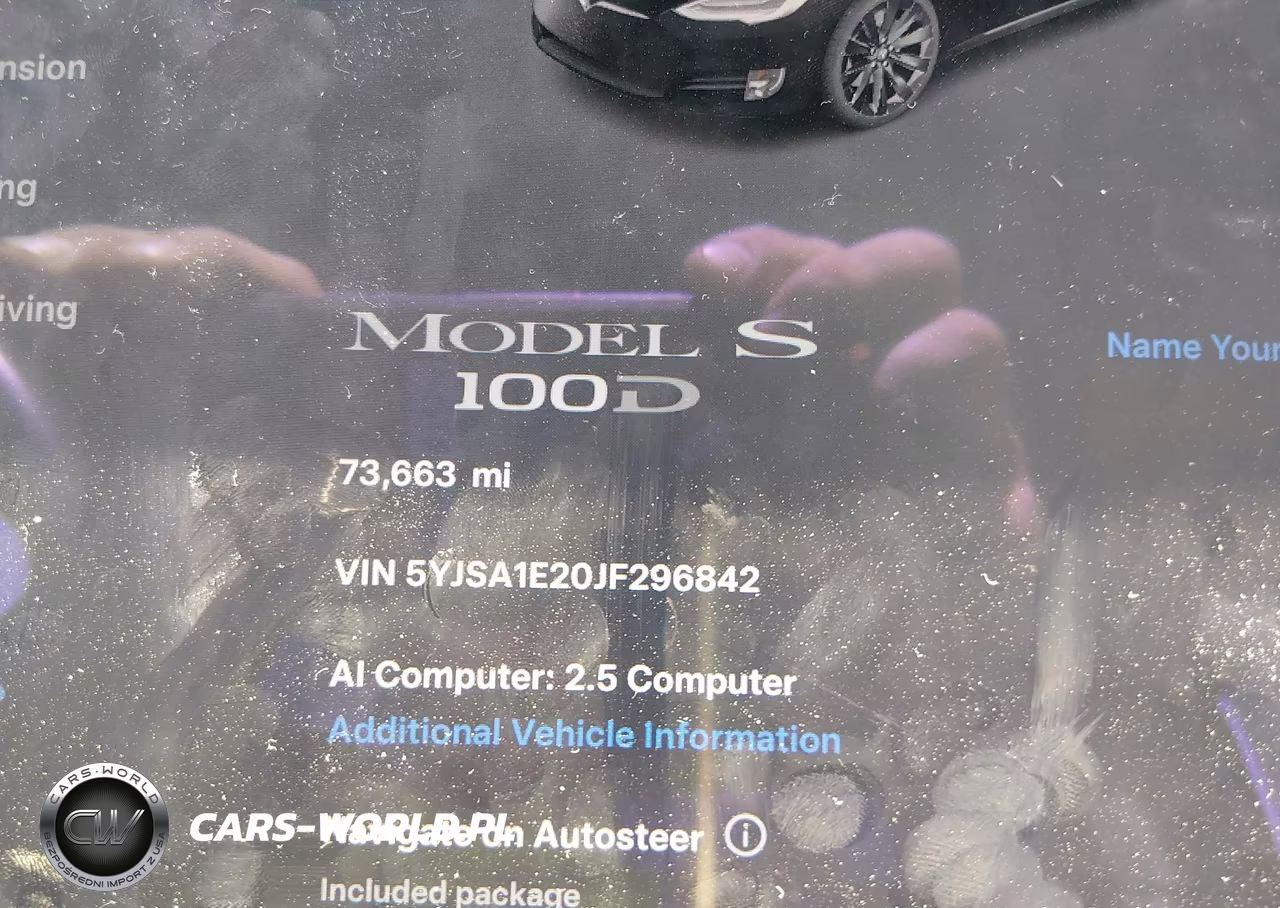 2018 Tesla Model S 100D-75D-P100D VIN:5YJSA1E20JF296842 - 7