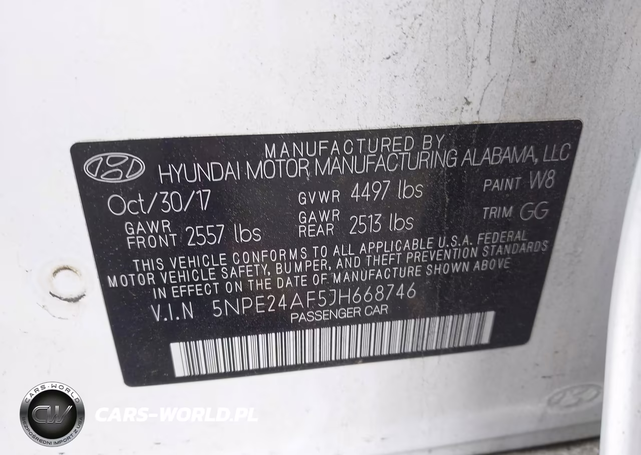 2018 Hyundai Sonata Se VIN:5NPE24AF5JH668746 - 9