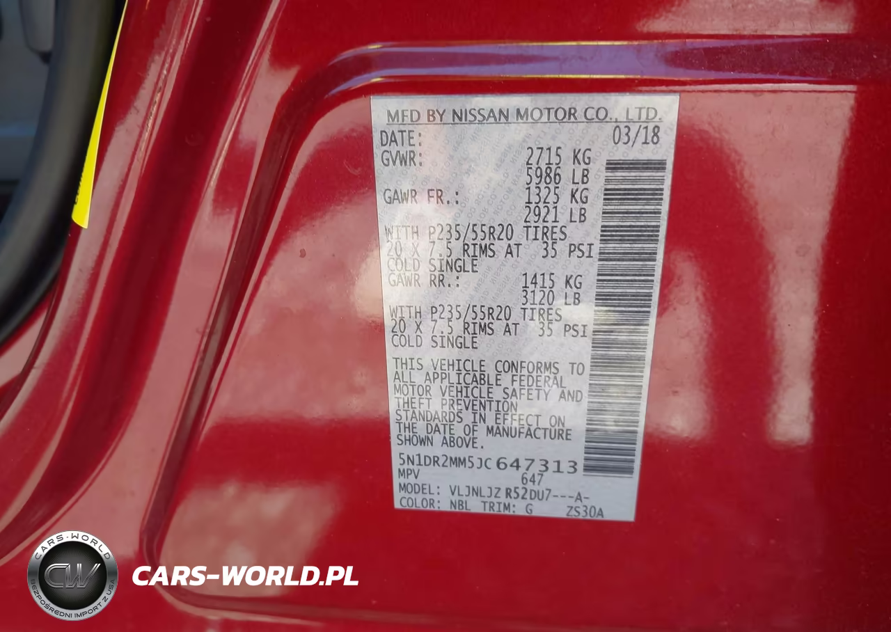 2018 Nissan Pathfinder Platinum VIN:5N1DR2MM5JC647313 - 9