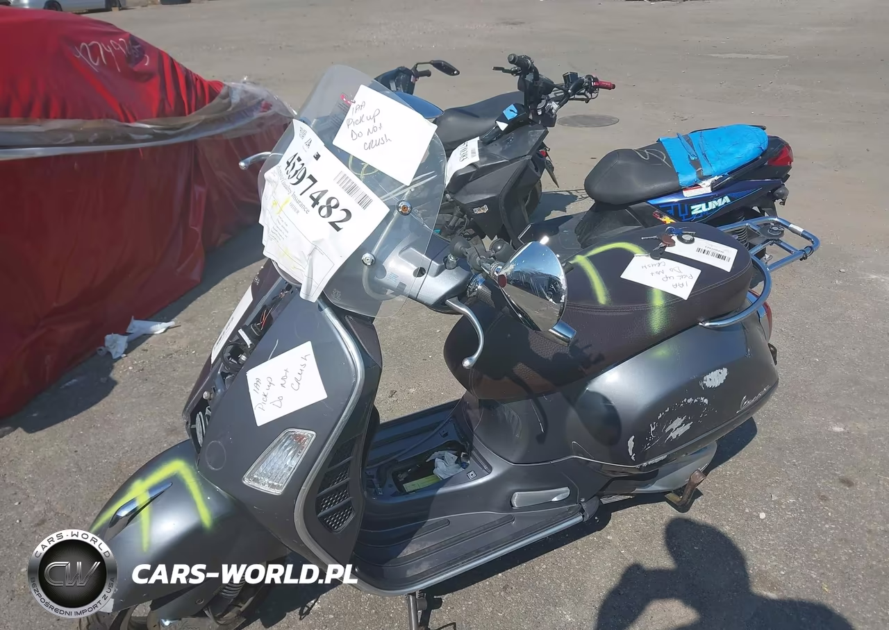 2022 Vespa Gts 300 Super VIN:ZAPMA39M7N5300410 - 2