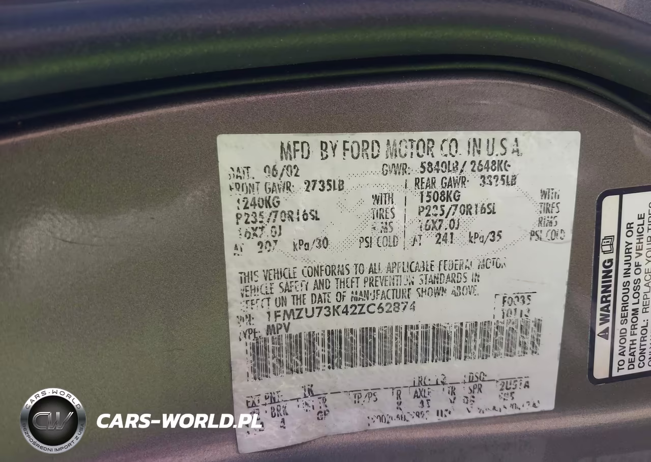 2002 Ford Explorer Xlt VIN:1FMZU73K42ZC62874 - 9