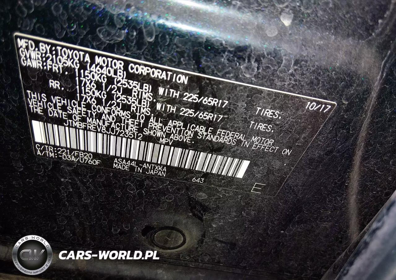 2018 Toyota Rav4 Le VIN:JTMBFREV8JJ723512 - 9