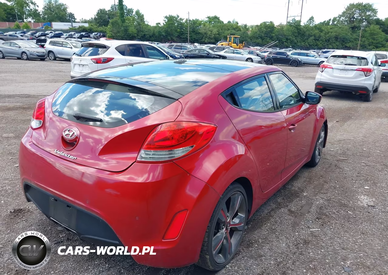 2012 Hyundai Veloster Base W-Gray VIN:KMHTC6AD0CU024901 - 4
