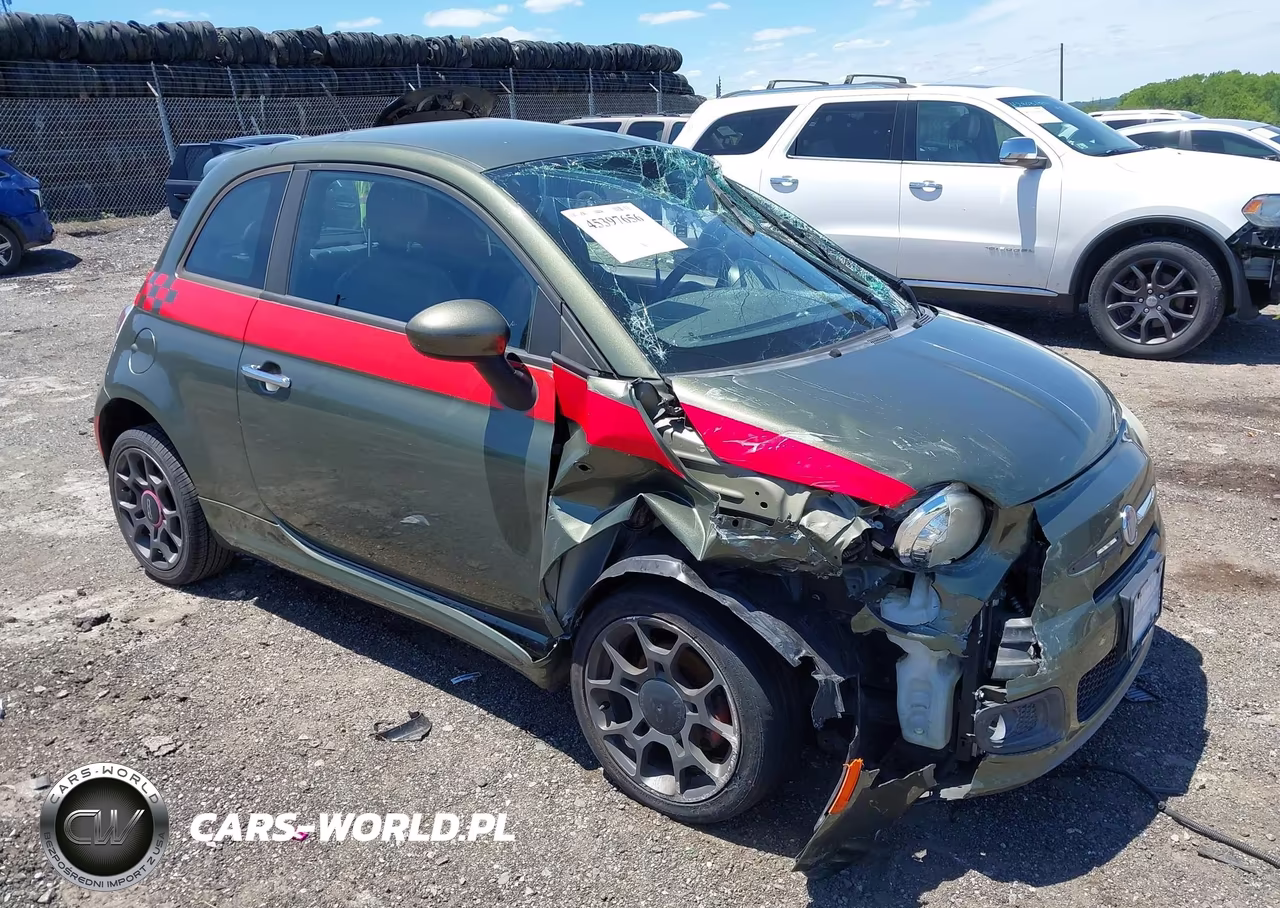 2012 Fiat 500 Sport VIN:3C3CFFBRXCT104906 - 1