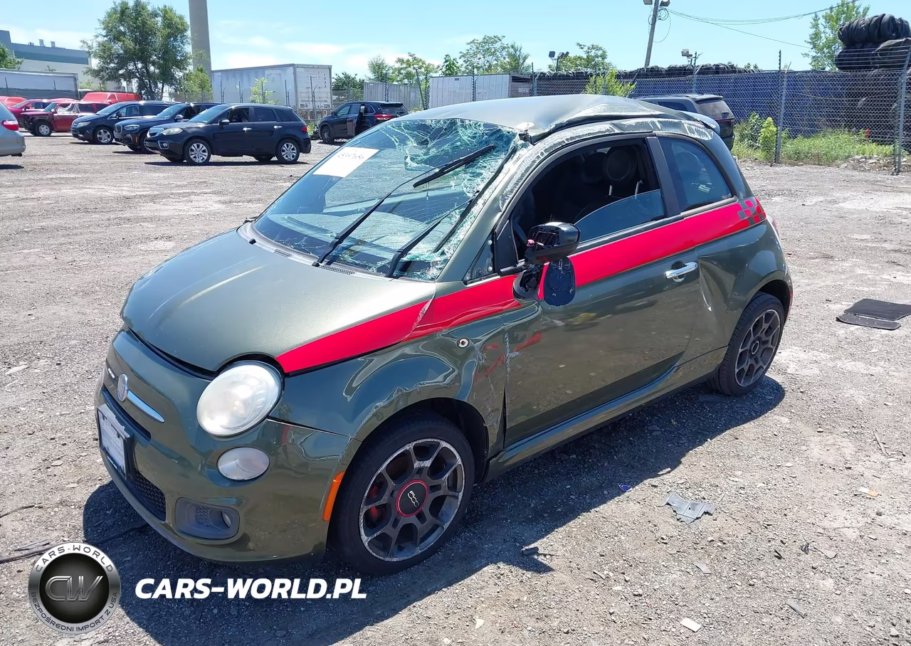 2012 Fiat 500 Sport VIN:3C3CFFBRXCT104906 - 2