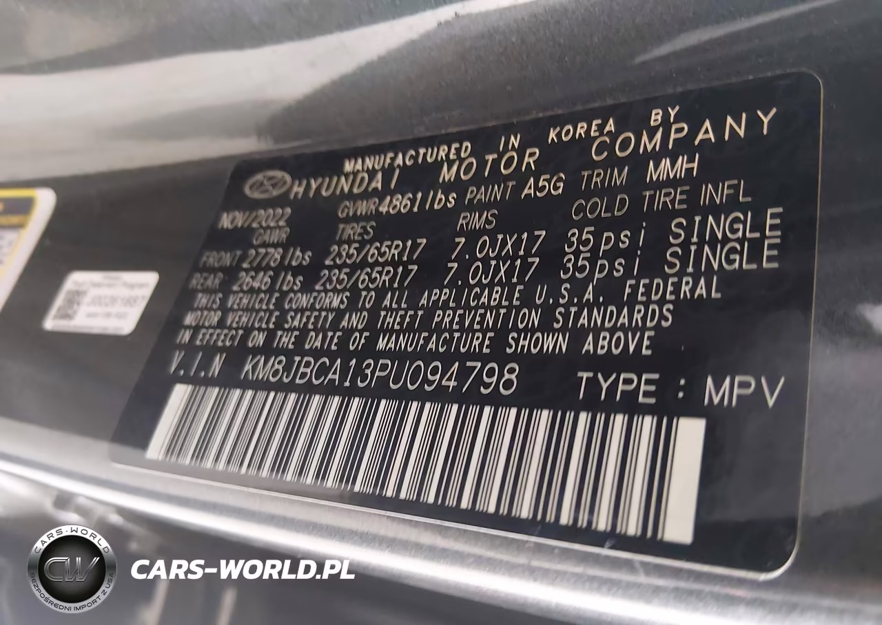 2023 Hyundai Tucson Hybrid Blue VIN:KM8JBCA13PU094798 - 9