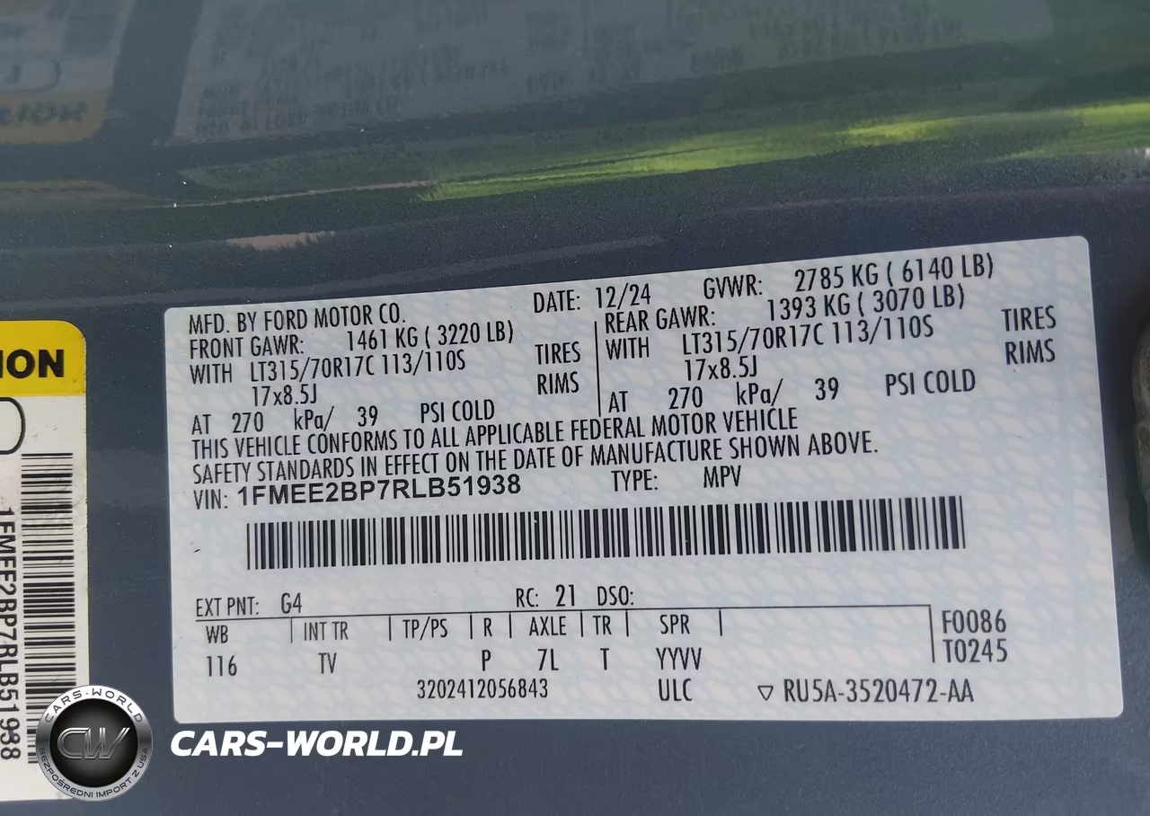 2024 Ford Bronco Wildtrak VIN:1FMEE2BP7RLB51938 - 9
