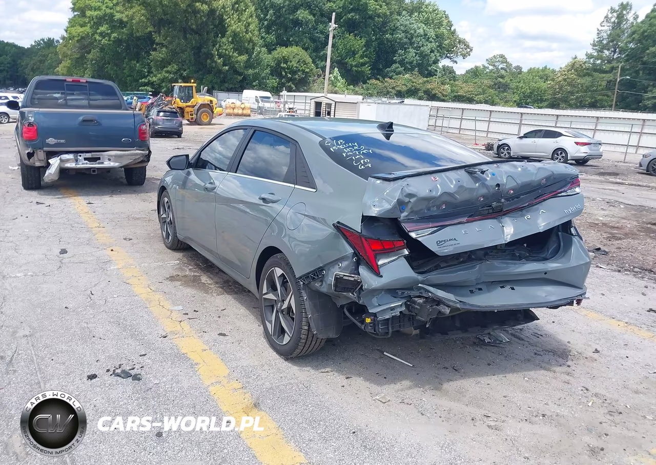 2022 Hyundai Elantra Hybrid Limited VIN:KMHLN4AJ4NU029784 - 3