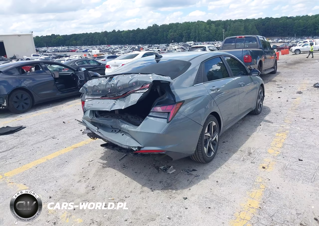 2022 Hyundai Elantra Hybrid Limited VIN:KMHLN4AJ4NU029784 - 4