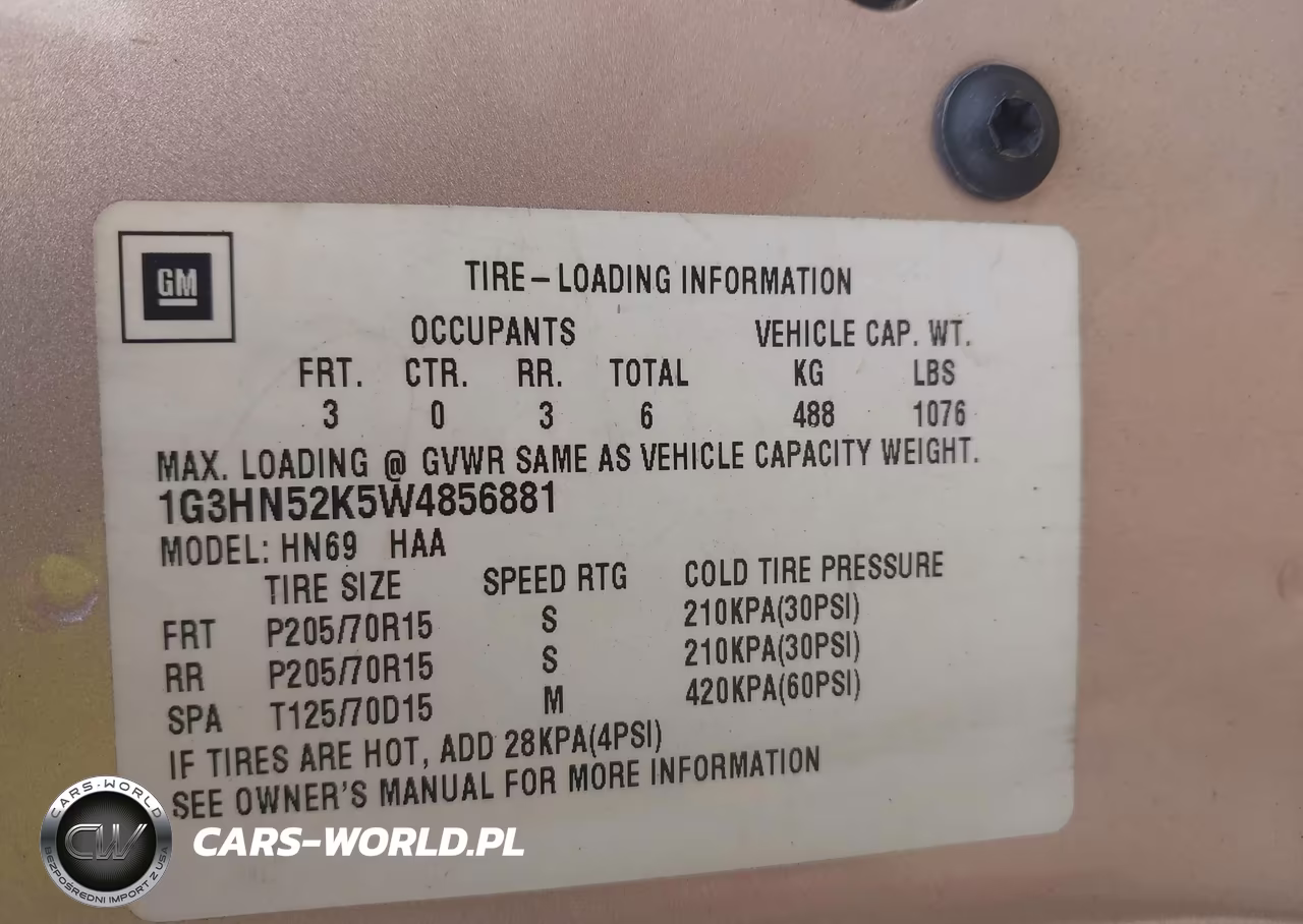 1998 Oldsmobile Eighty-Eight Ls VIN:1G3HN52K5W4856881 - 9