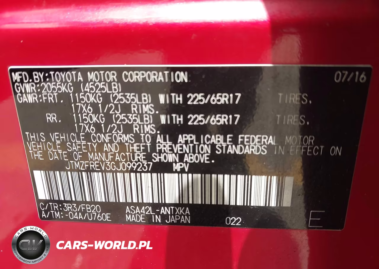 2016 Toyota Rav4 Le VIN:JTMZFREV3GJ099237 - 9