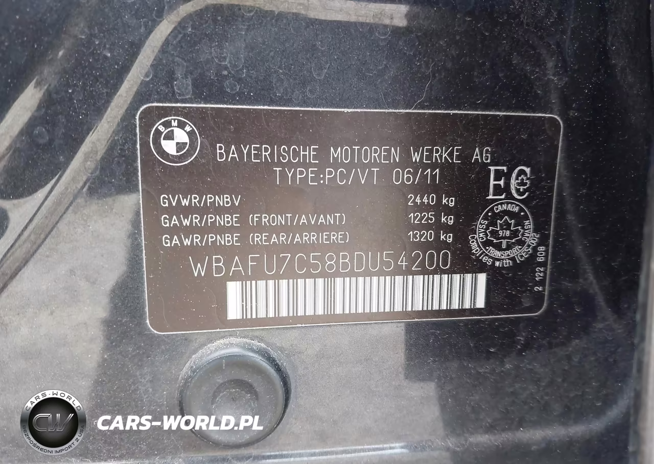 2011 BMW 535I xDrive VIN:WBAFU7C58BDU54200 - 9