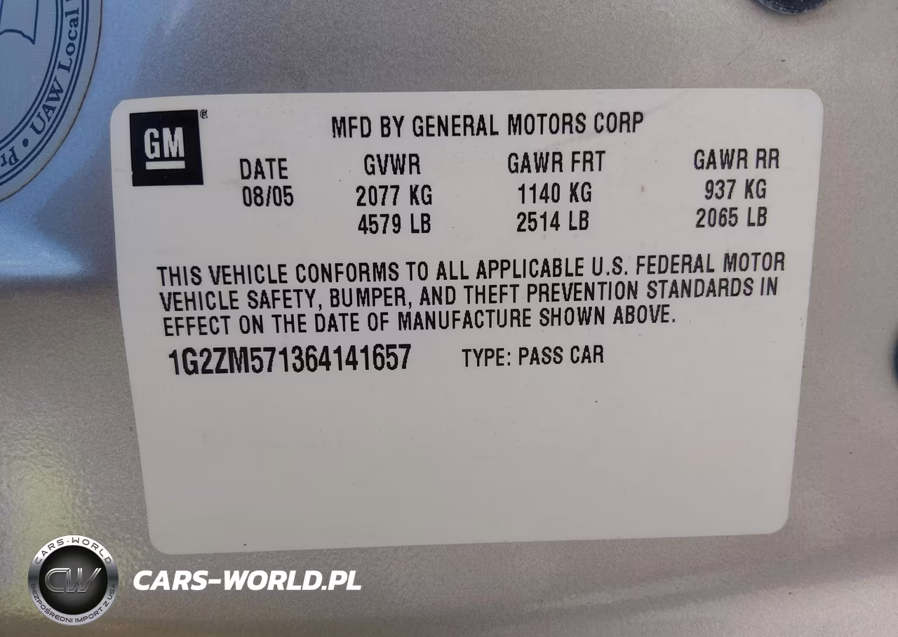 2006 Pontiac G6 Gtp VIN:1G2ZM571364141657 - 9