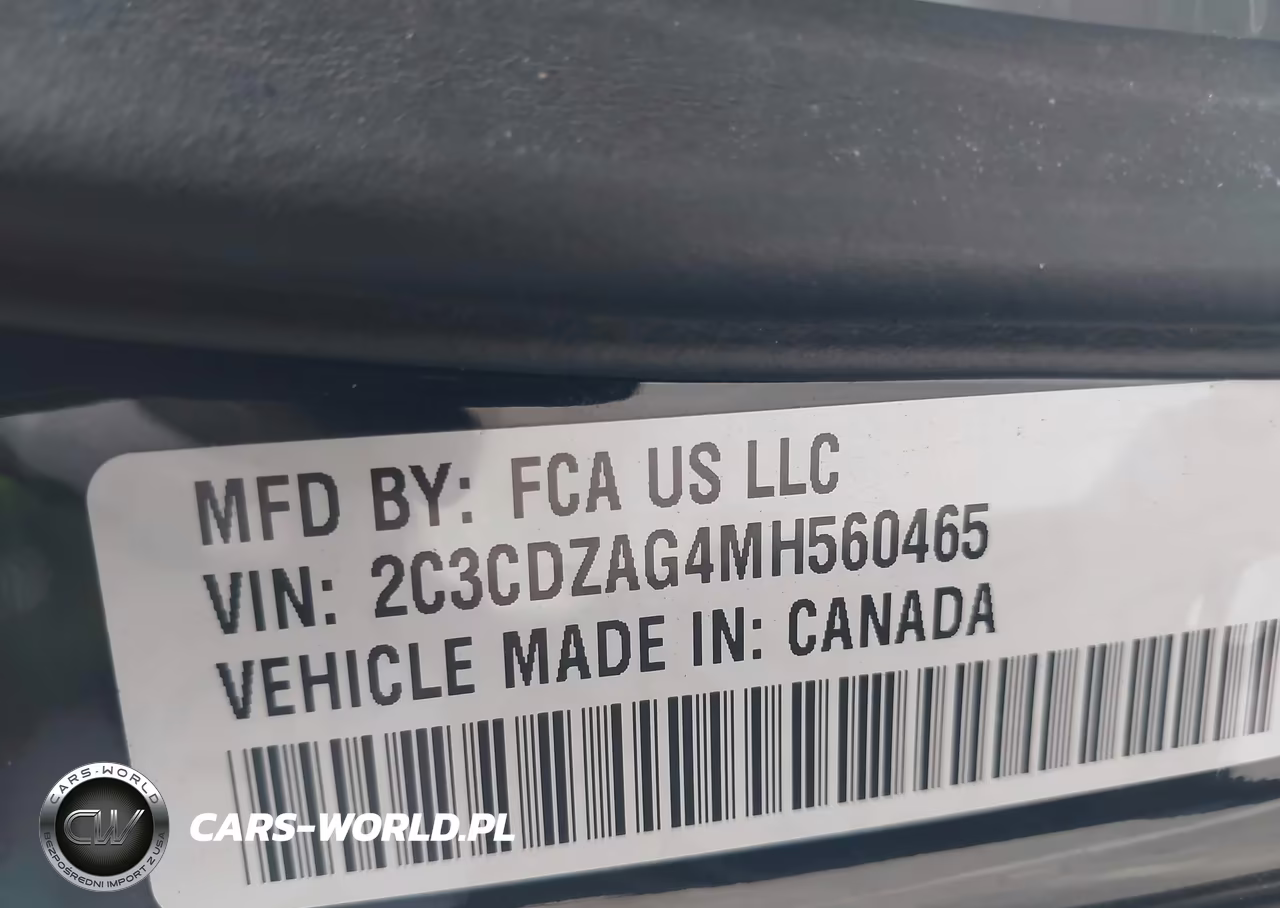 2021 Dodge Challenger Sxt VIN:2C3CDZAG4MH560465 - 9
