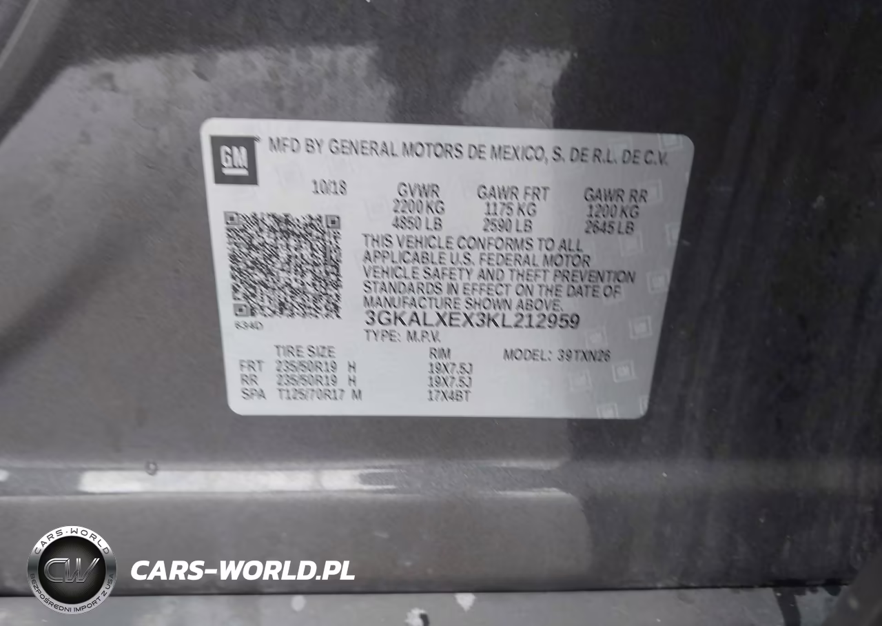 2019 GMC Terrain Denali VIN:3GKALXEX3KL212959 - 9