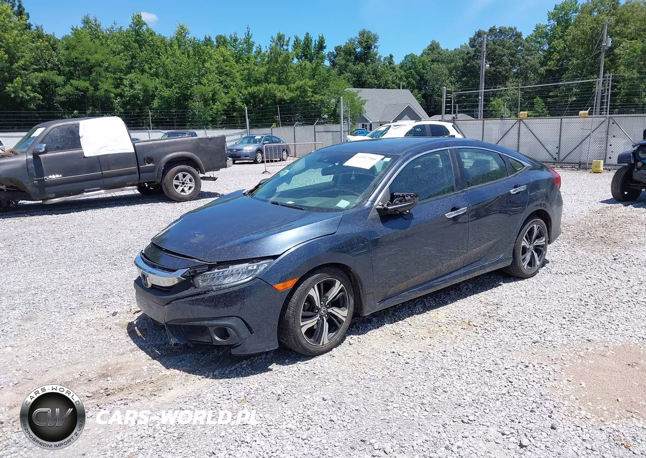 2016 Honda Civic Touring VIN:19XFC1F93GE012478 - 2