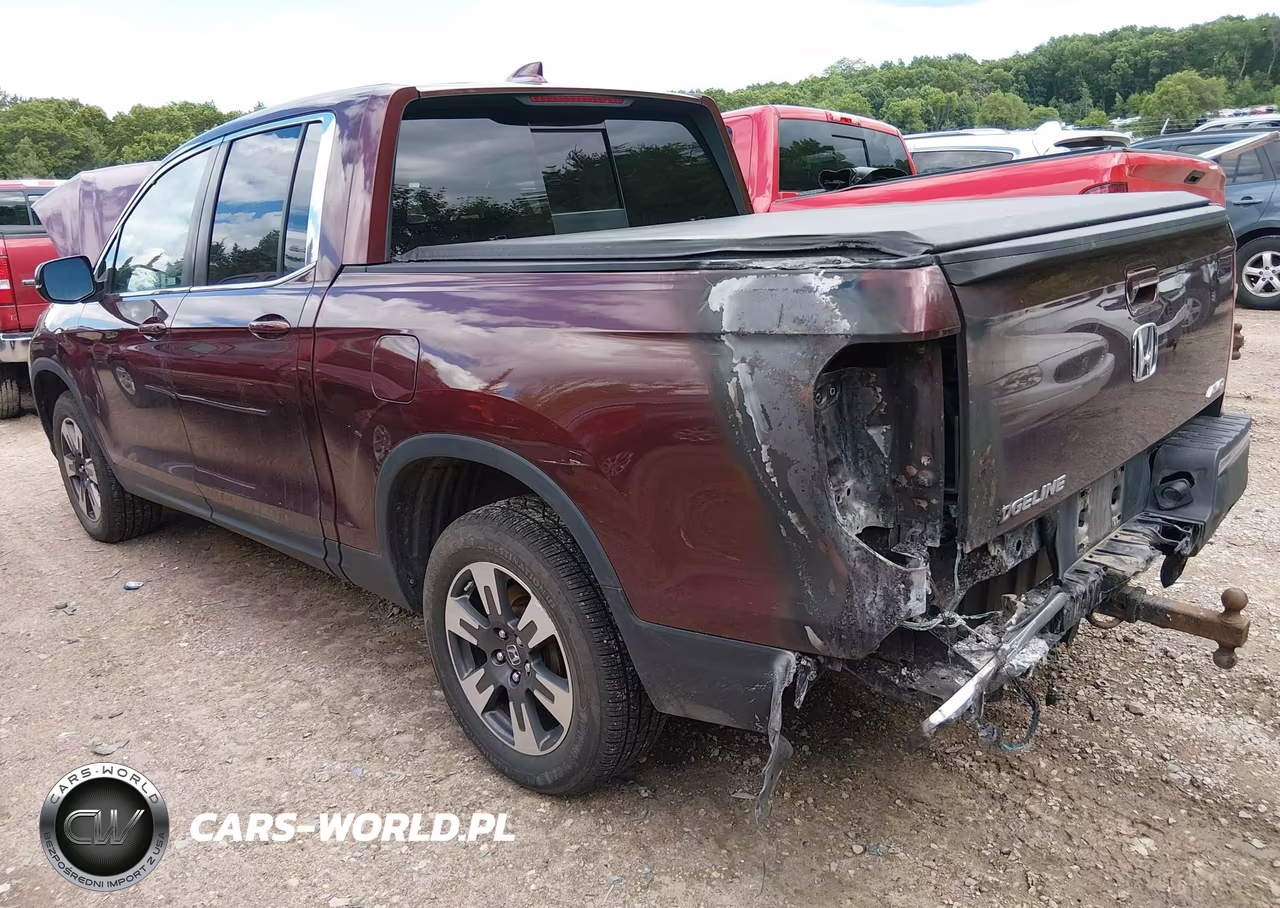 2019 Honda Ridgeline Rtl-T VIN:5FPYK3F68KB033592 - 3