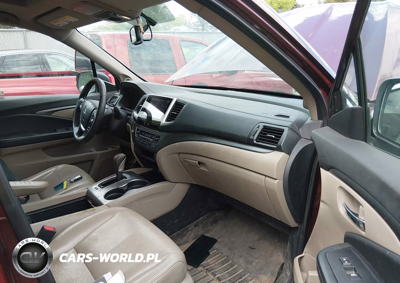 2019 Honda Ridgeline Rtl-T VIN:5FPYK3F68KB033592 - 5