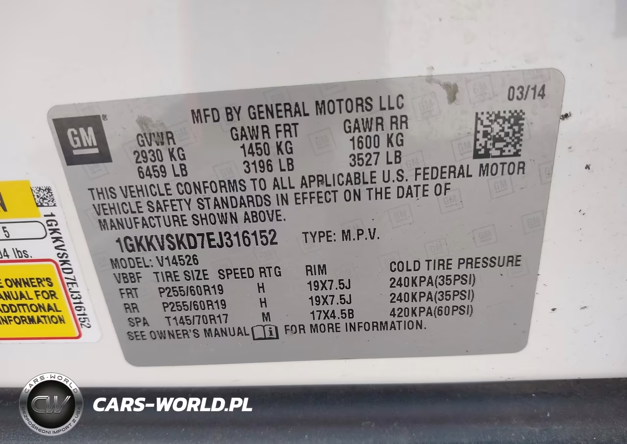 2014 GMC Acadia Slt-2 VIN:1GKKVSKD7EJ316152 - 9