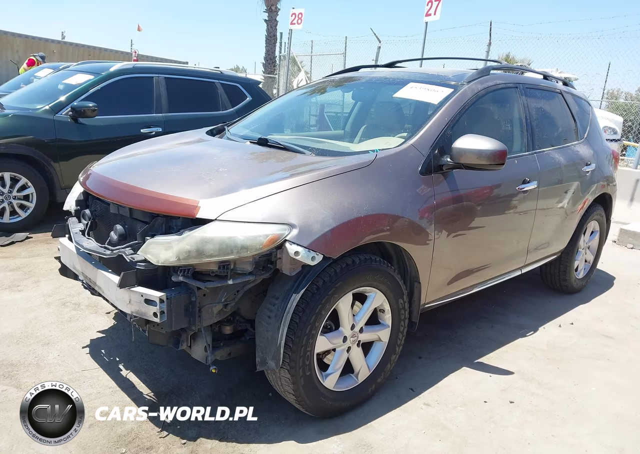 2009 Nissan Murano Sl VIN:JN8AZ18U09W024191 - 2