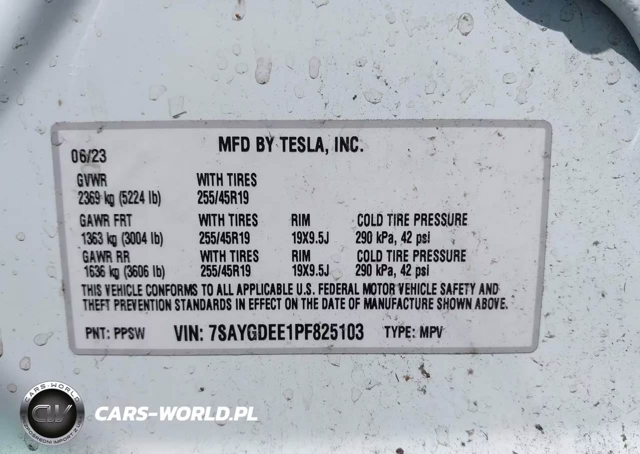2023 Tesla Model Y Awd-Long Range Dual Motor All-Wheel Drive VIN:7SAYGDEE1PF825103 - 9