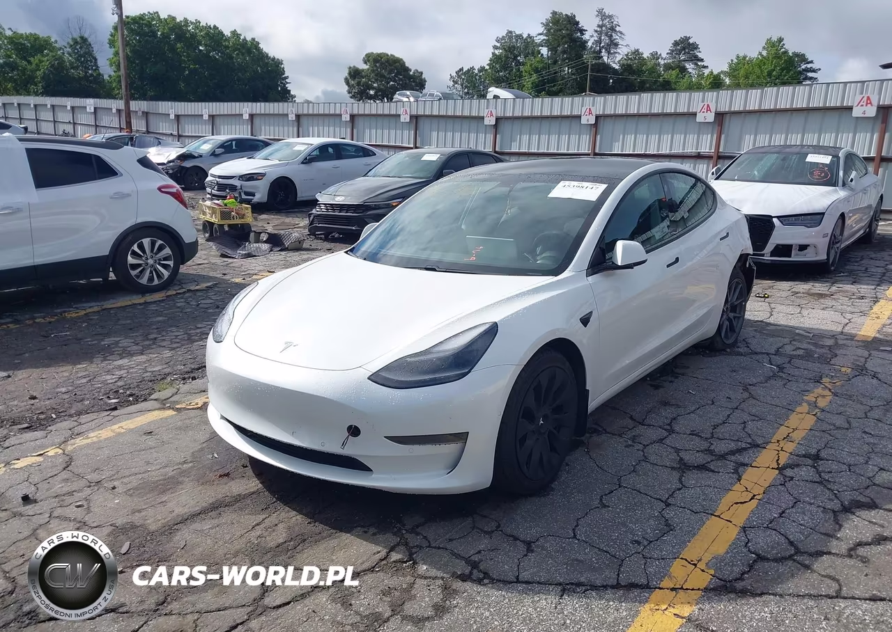 2021 Tesla Model 3 Standard Range Plus Rear-Wheel Drive VIN:5YJ3E1EA3MF062182 - 2