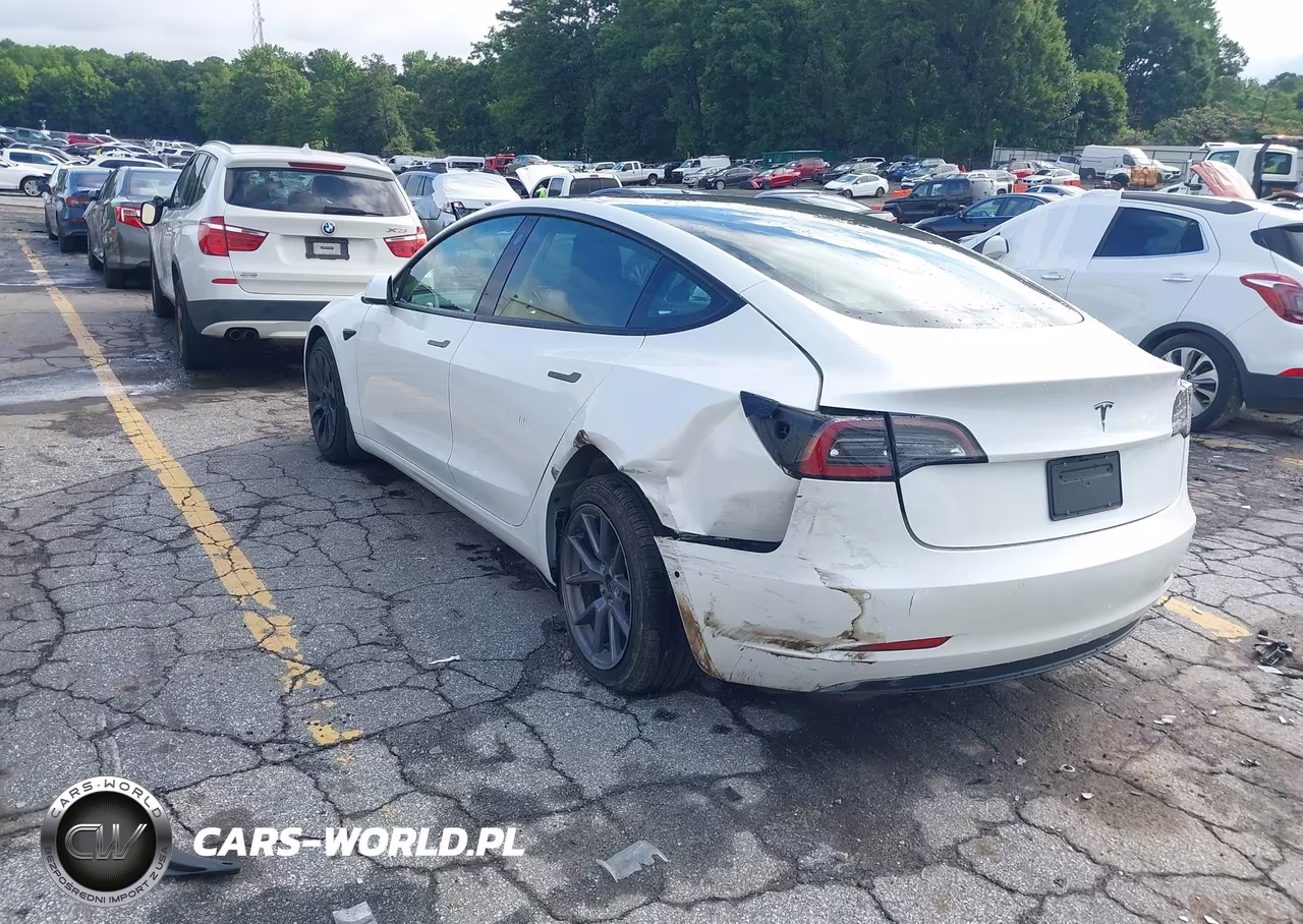 2021 Tesla Model 3 Standard Range Plus Rear-Wheel Drive VIN:5YJ3E1EA3MF062182 - 3