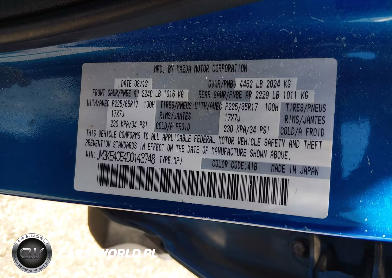 2013 Mazda Cx-5 Touring VIN:JM3KE4CE4D0143748 - 9