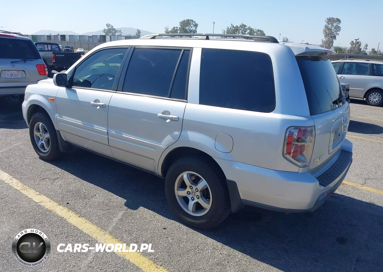 2007 Honda Pilot Ex-L VIN:5FNYF28607B015051 - 3