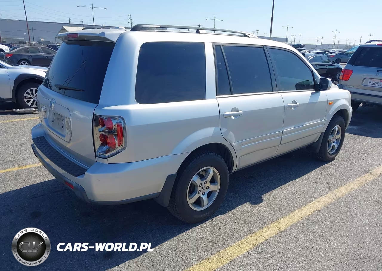 2007 Honda Pilot Ex-L VIN:5FNYF28607B015051 - 4