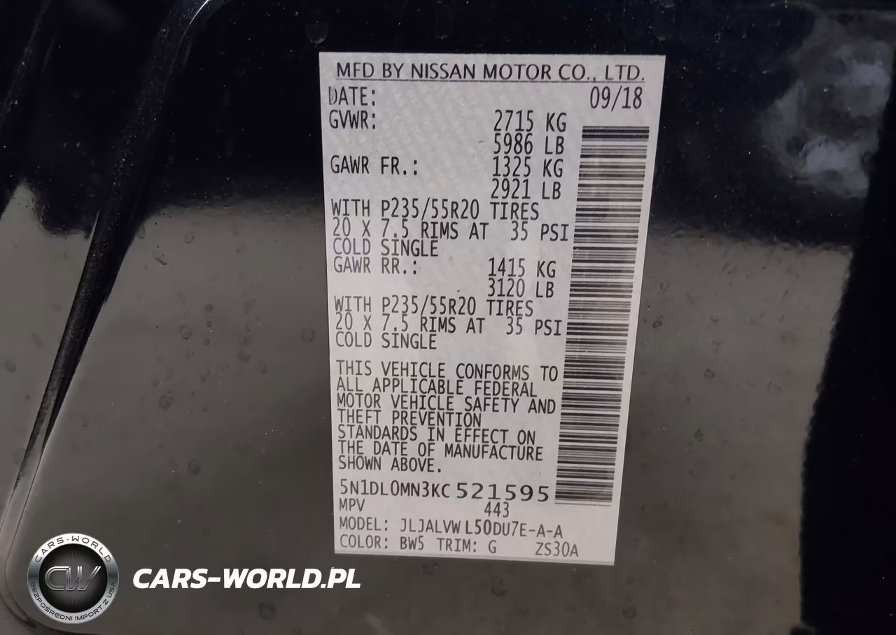 2019 Infiniti Qx60 Luxe VIN:5N1DL0MN3KC521595 - 9