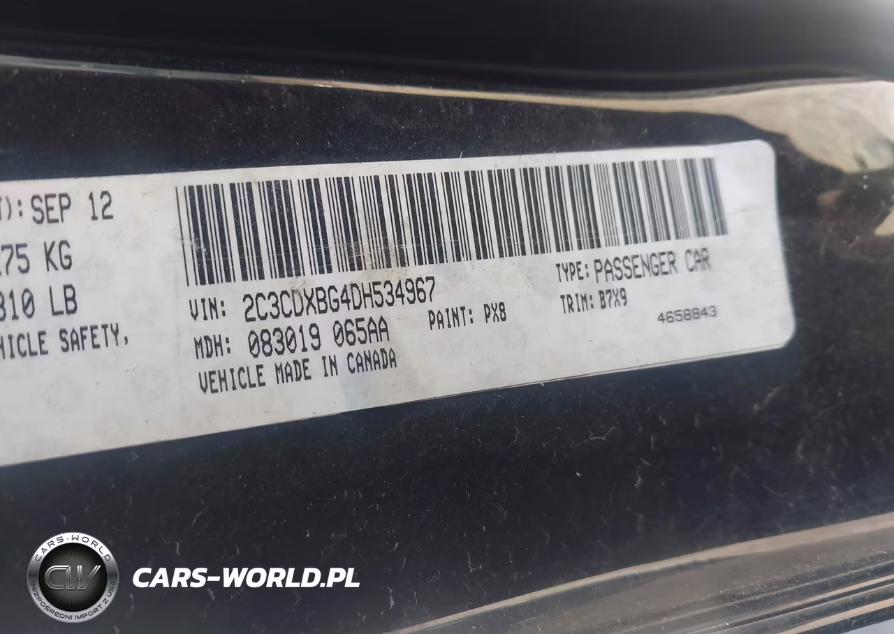 2013 Dodge Charger Se VIN:2C3CDXBG4DH534967 - 9