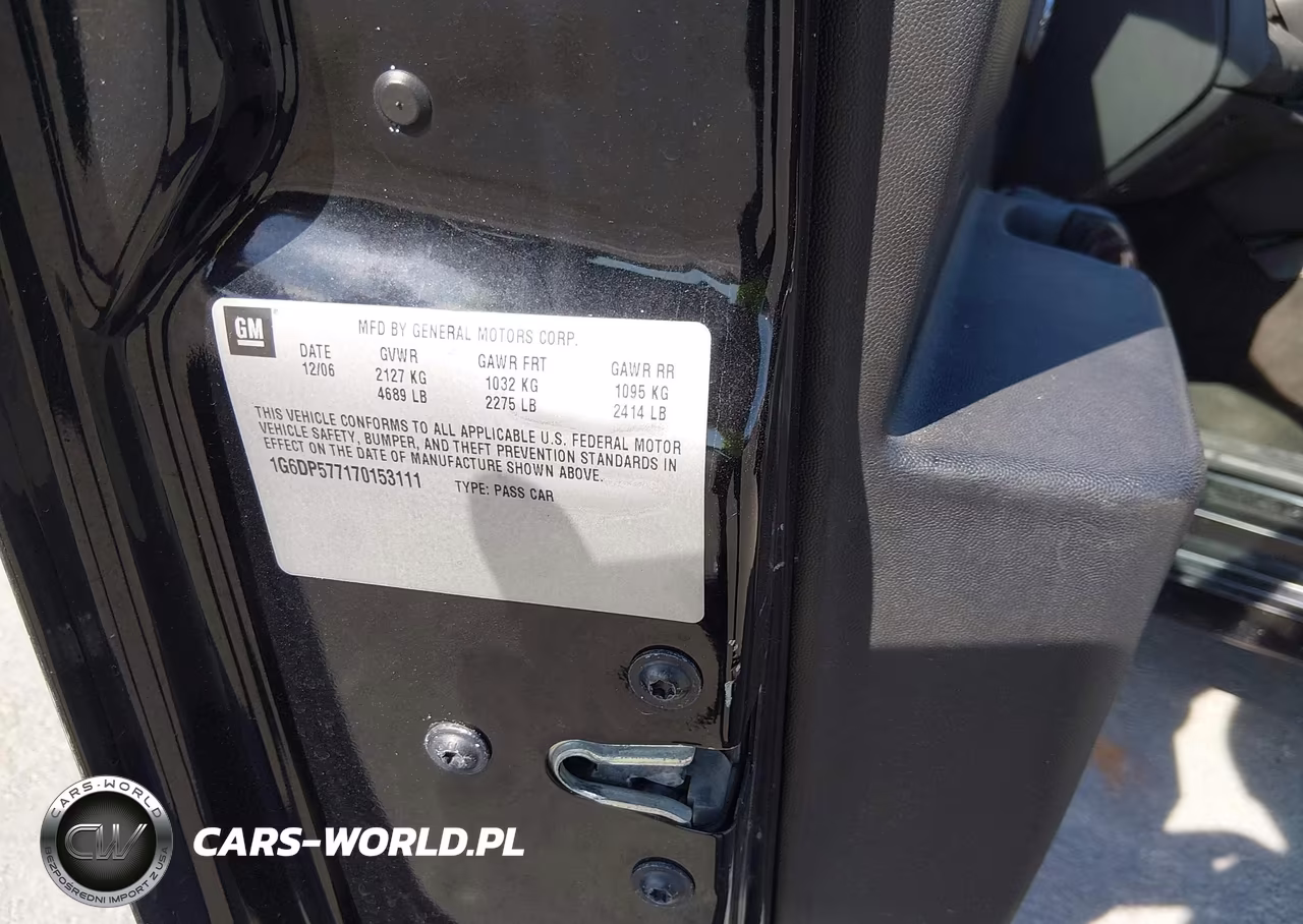 2007 Cadillac Cts Standard VIN:1G6DP577170153111 - 9