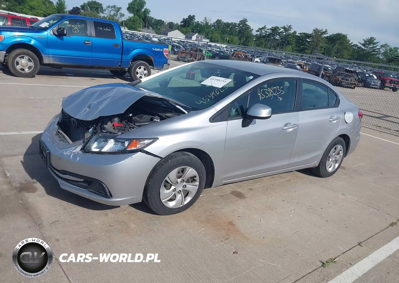 2013 Honda Civic Lx VIN:19XFB2F56DE010001 - 2