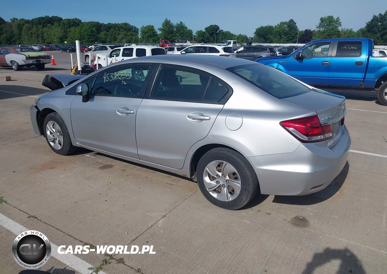 2013 Honda Civic Lx VIN:19XFB2F56DE010001 - 3