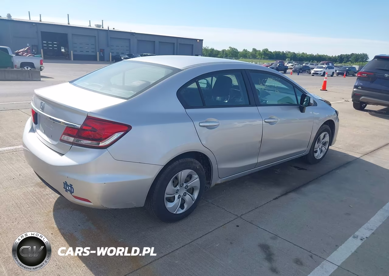 2013 Honda Civic Lx VIN:19XFB2F56DE010001 - 4