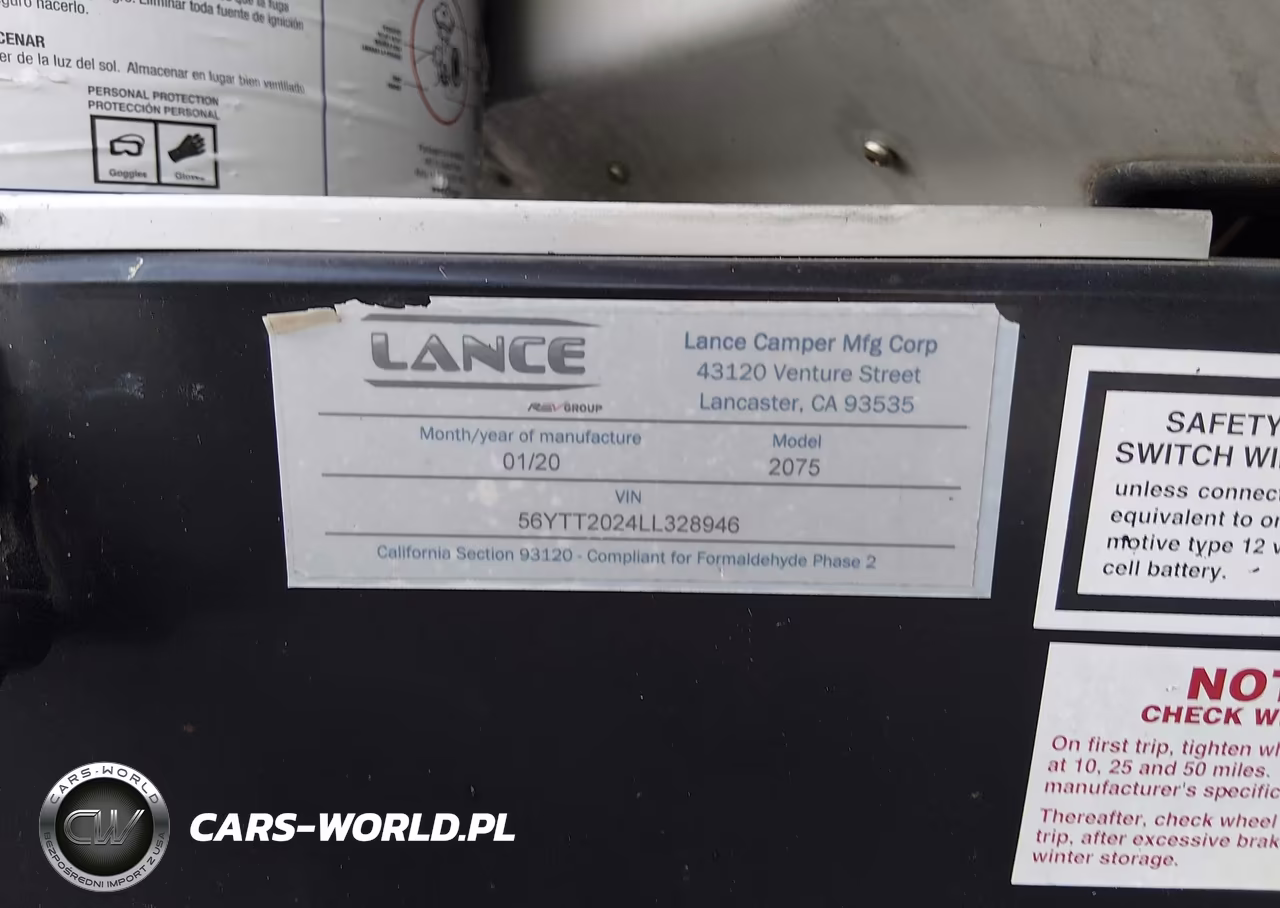 2021 Lance Travel Trailer VIN:56YTT2022ML328946 - 9