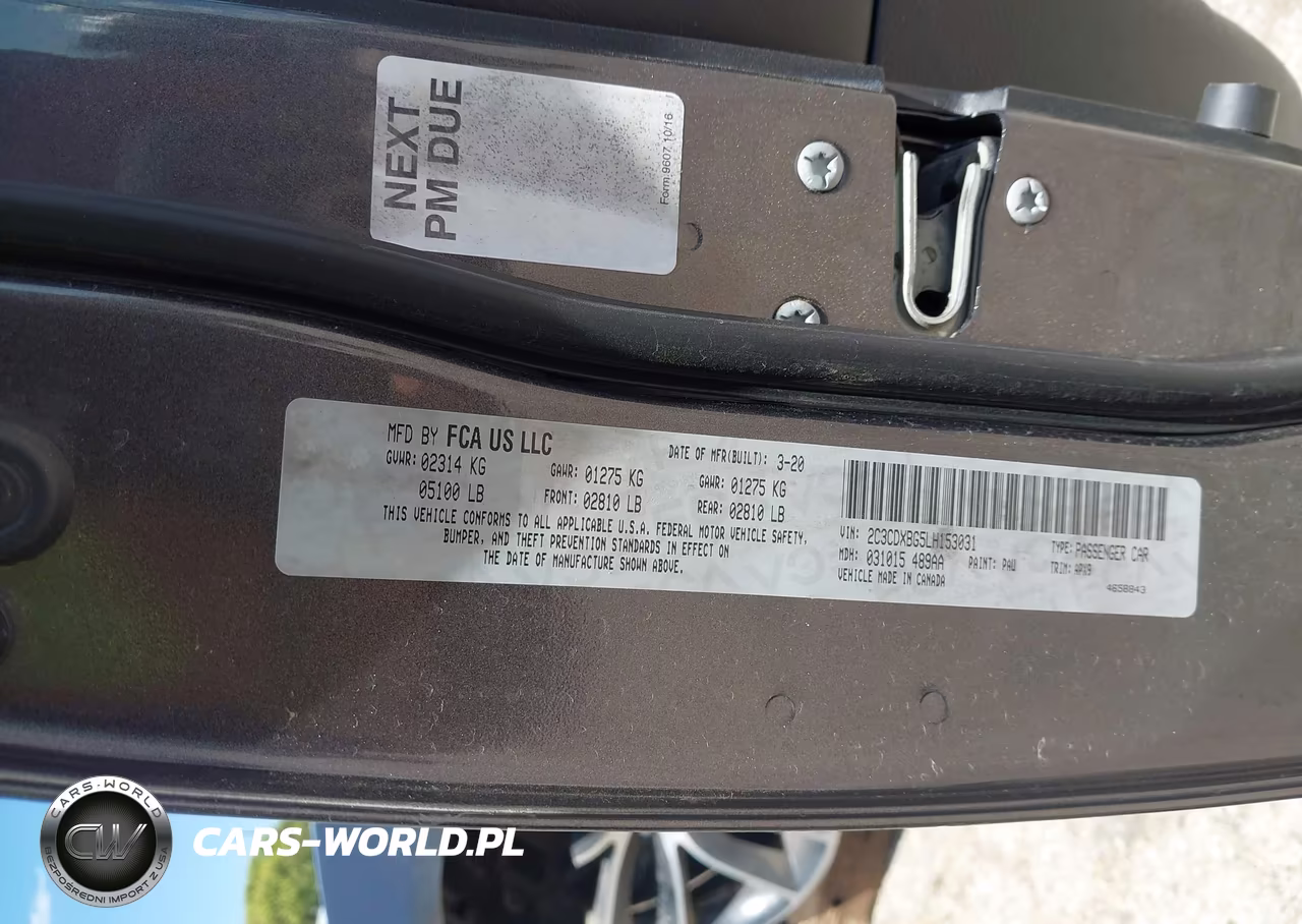 2020 Dodge Charger Sxt Rwd VIN:2C3CDXBG5LH153031 - 9
