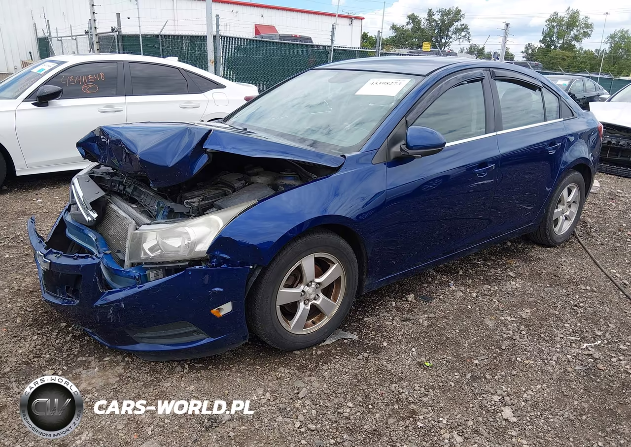 2013 Chevrolet Cruze Lt VIN:1G1PK5SB7D7274886 - 2